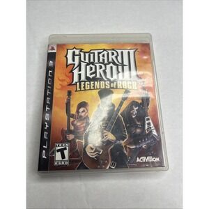 Guitar Hero III: Legends of Rock (Sony PlayStation 3, 2007)